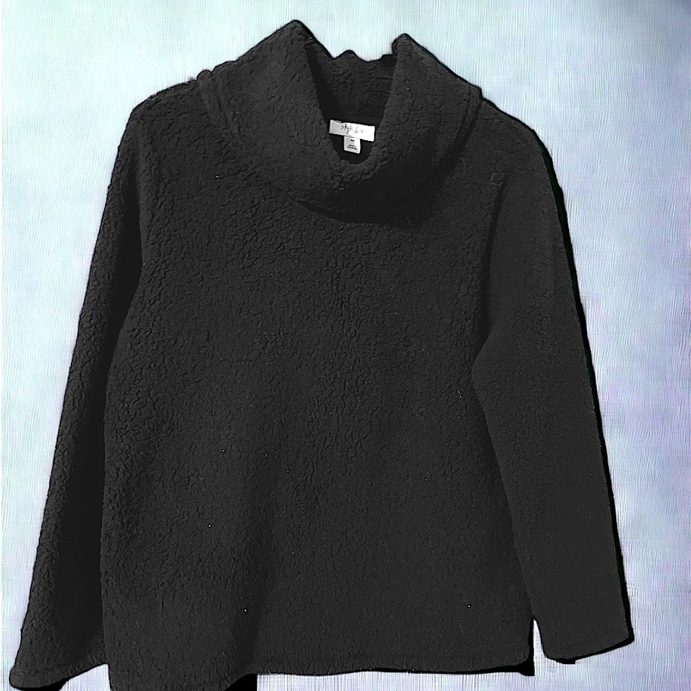Style & Co Petite Sherpa Pullover Top